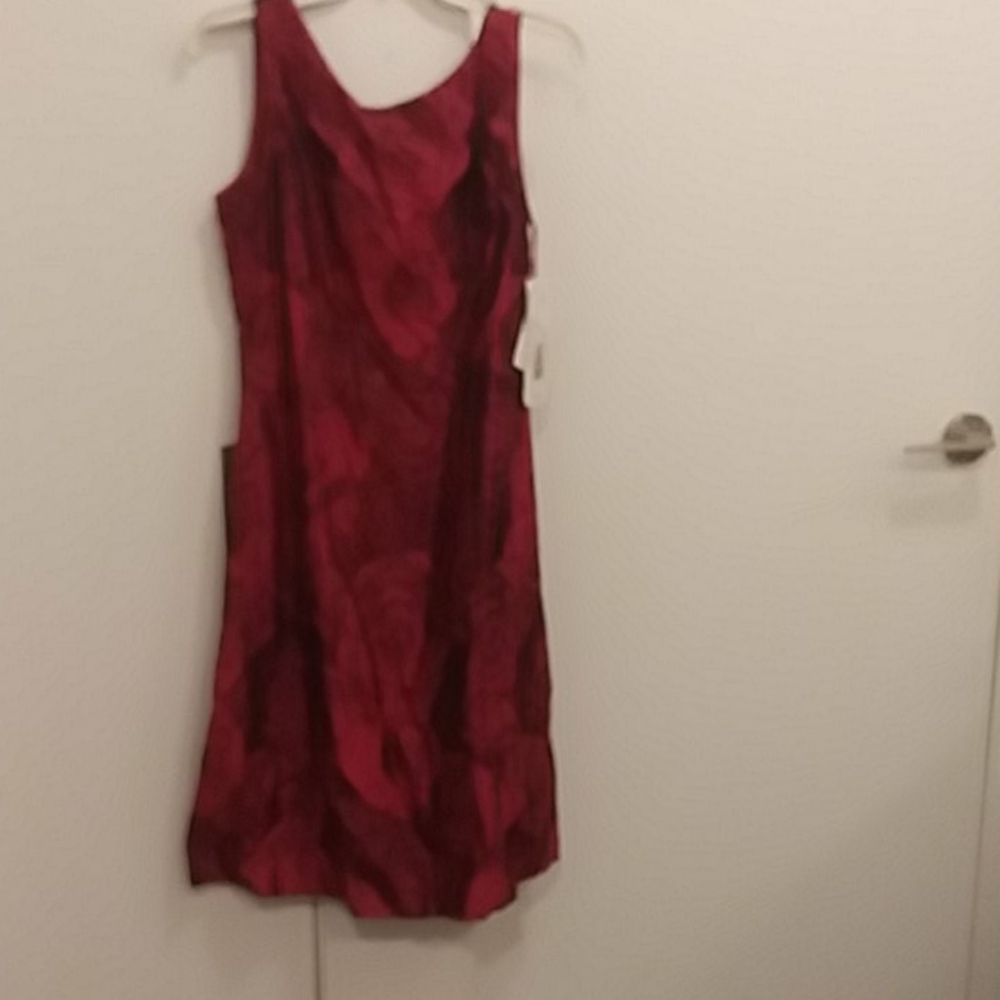 Escada gorgeous dress with red rose design